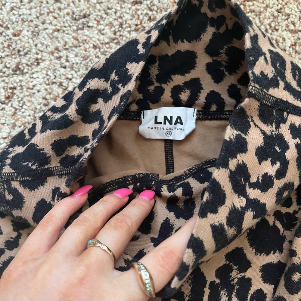 LNA Leopard Matching Workout Set - Picture 8 of 8